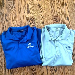 2 Acura men’s Polos sz M!